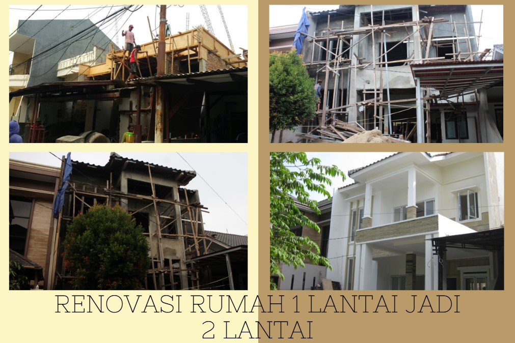 Renovasi Rumah 1 Lantai Jadi 2 Lantai