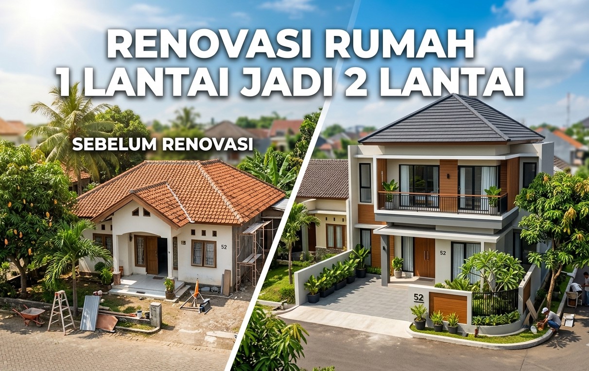 Renovasi Rumah 1 Lantai