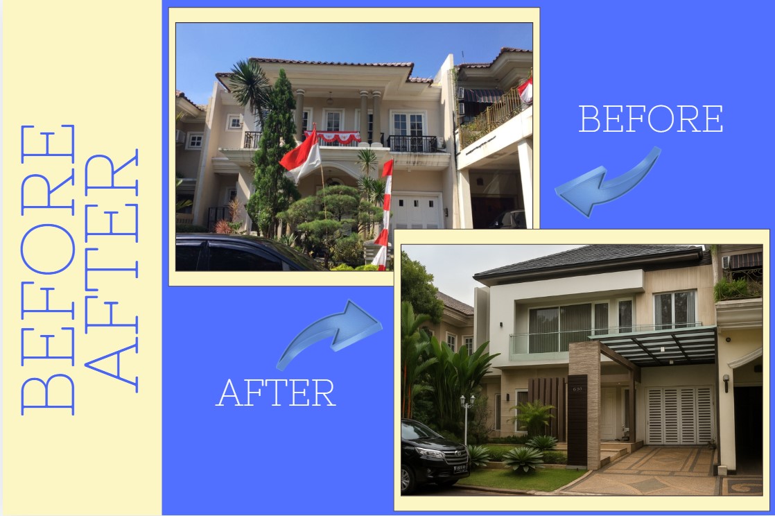Renovasi Rumah Tampak Depan